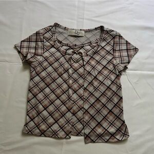 Dreamgirl Pink and Black Short Sleeve Tee